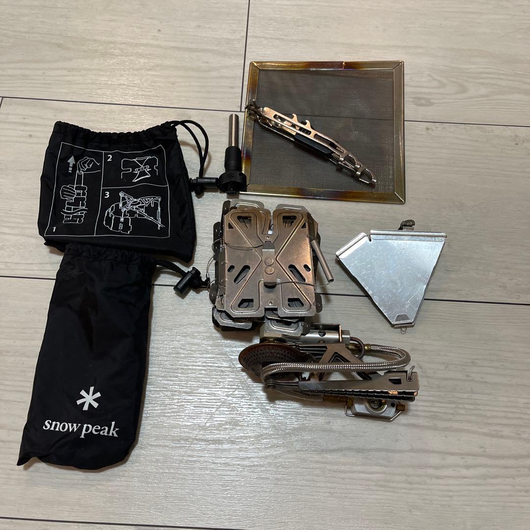  peak スノーピーク ヤエンストーブ ナギ GS-360 おまけ付き