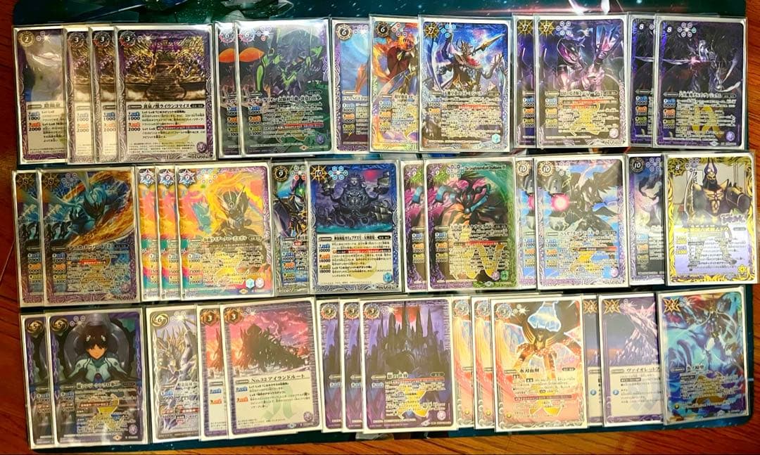 バトスピ 紫GSデッキ 40枚 スリーブ付き