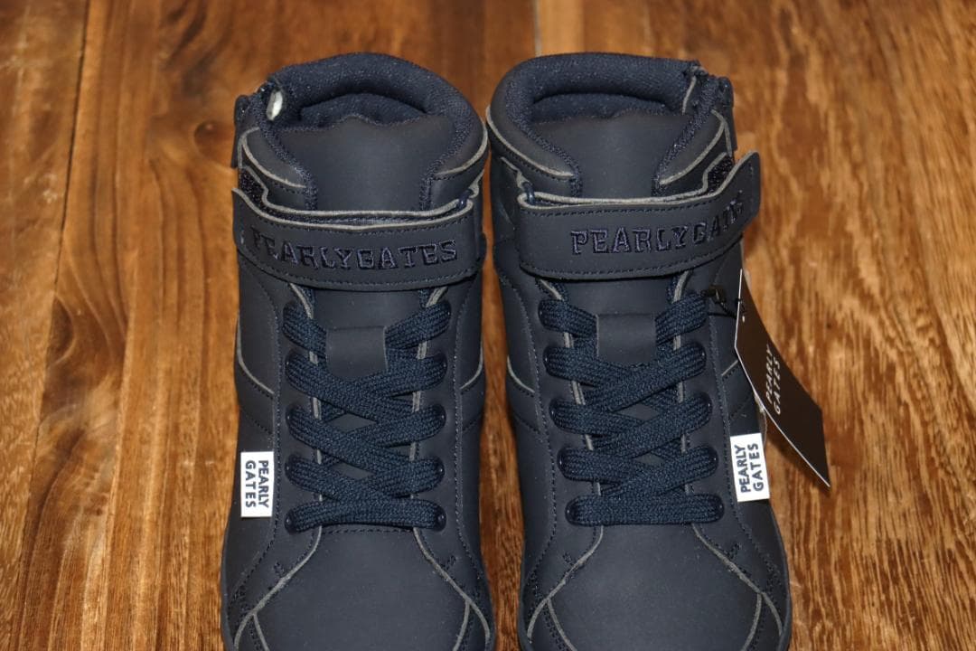 新品　パーリーゲイツ ミドルカット ゴルフシューズ 22.5cm　Ⓗ