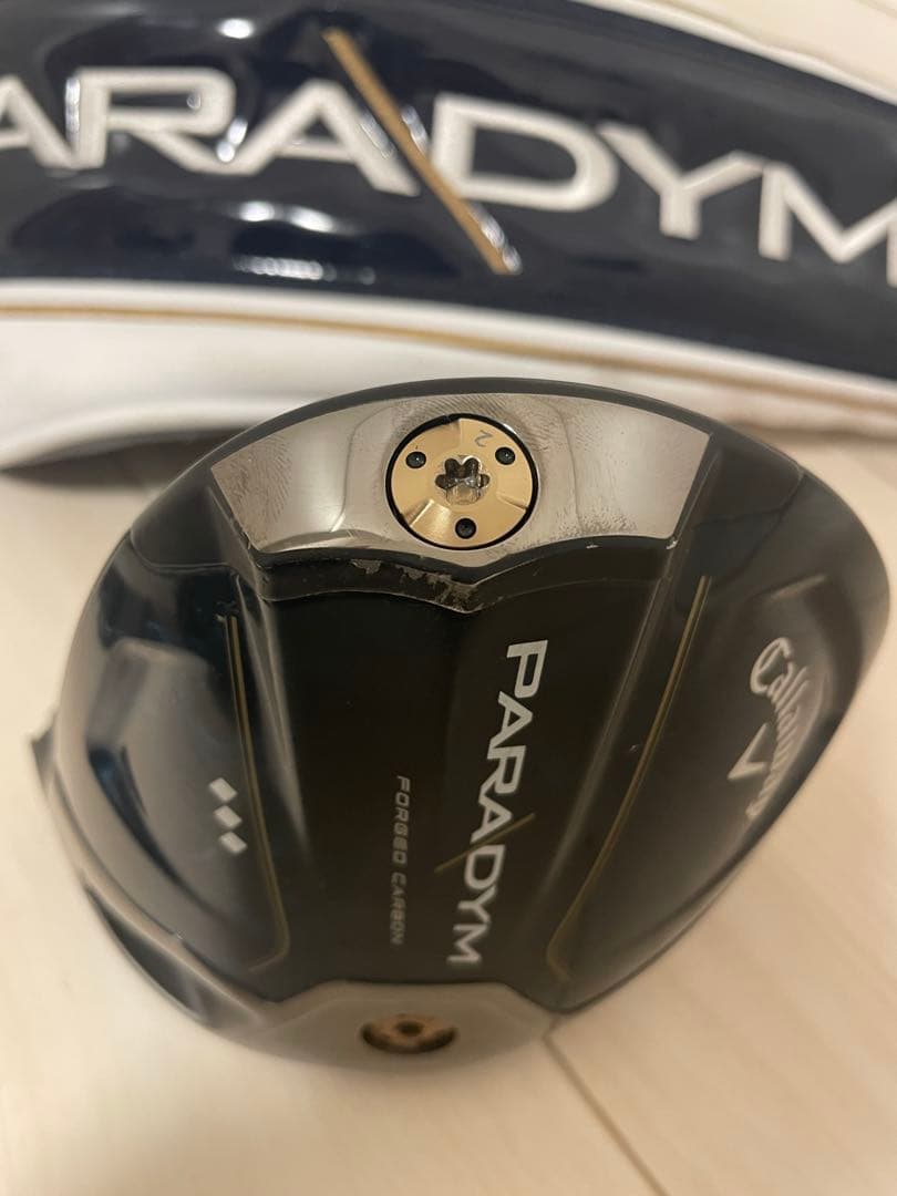 パラダイムトリプルダイヤモンド9度　ヘッドのみ　カバー付き