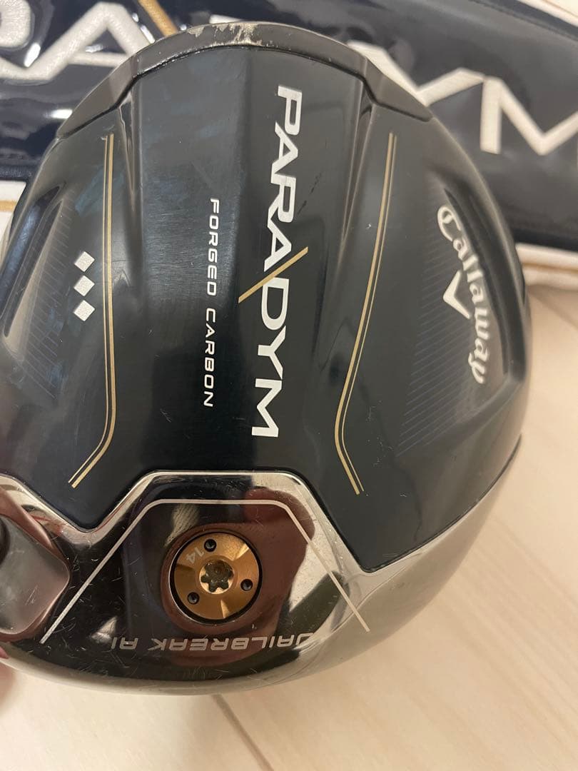 パラダイムトリプルダイヤモンド9度　ヘッドのみ　カバー付き