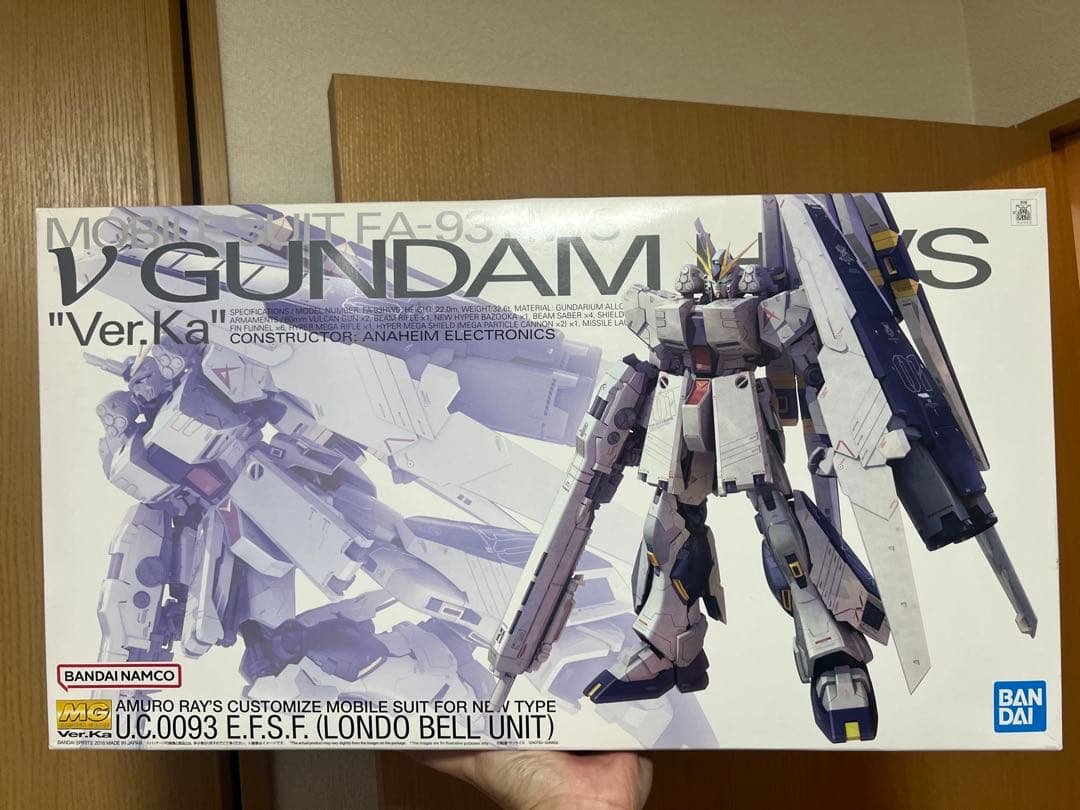 MG 1/100 νガンダム HWS Ver.Ka