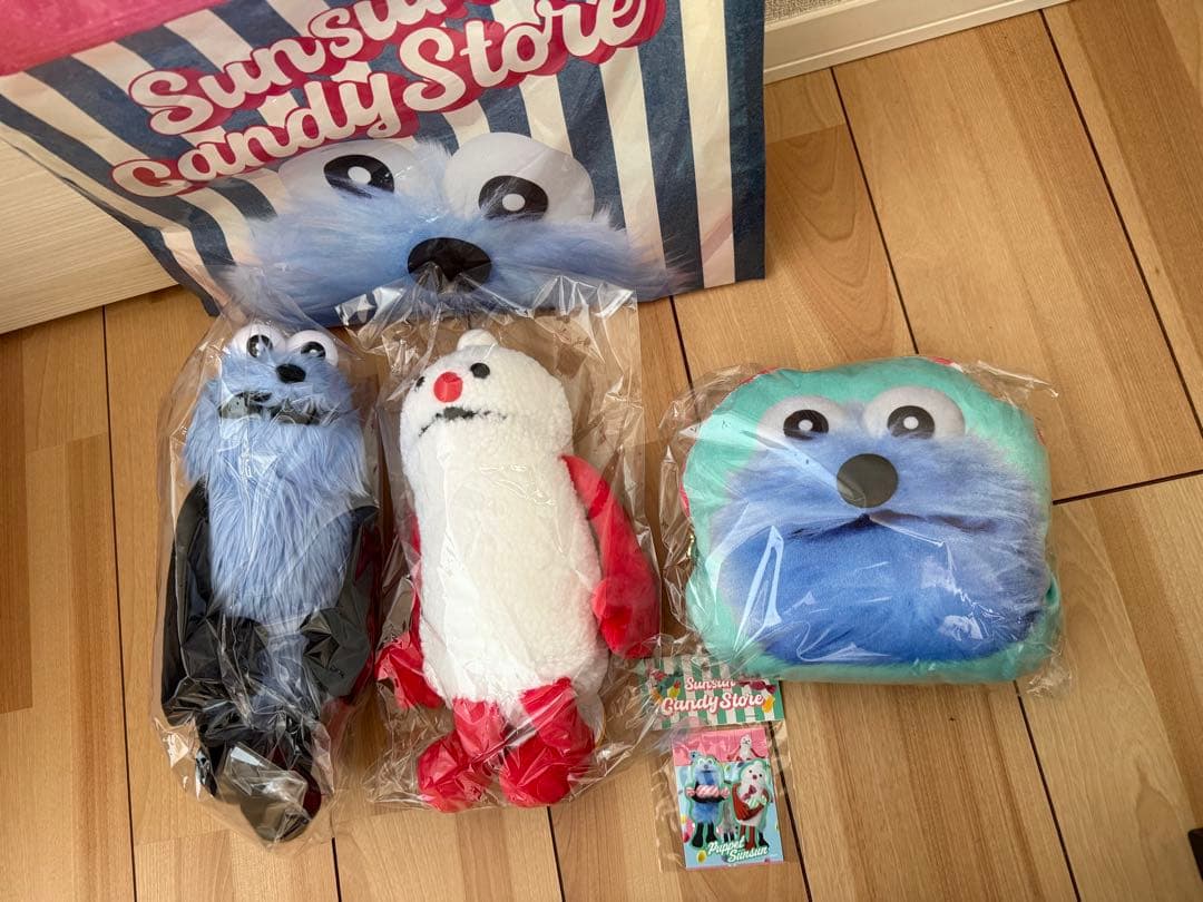 新品未開封★パペットスンスン★ポップアップストア★スンスンノンノンぬいぐるみ他