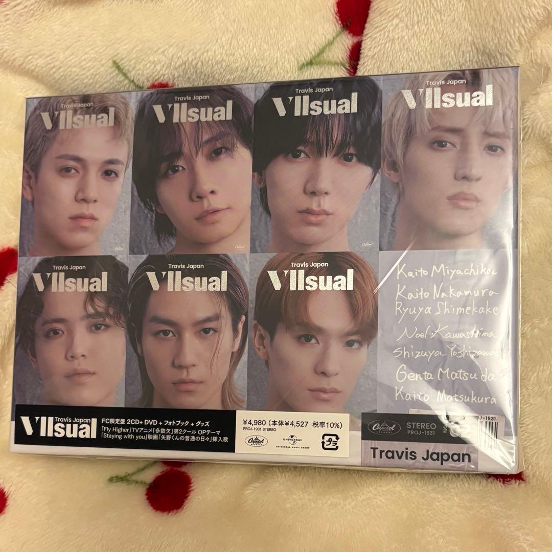 TravisJapan 2ndアルバムVIIsual FC限定盤