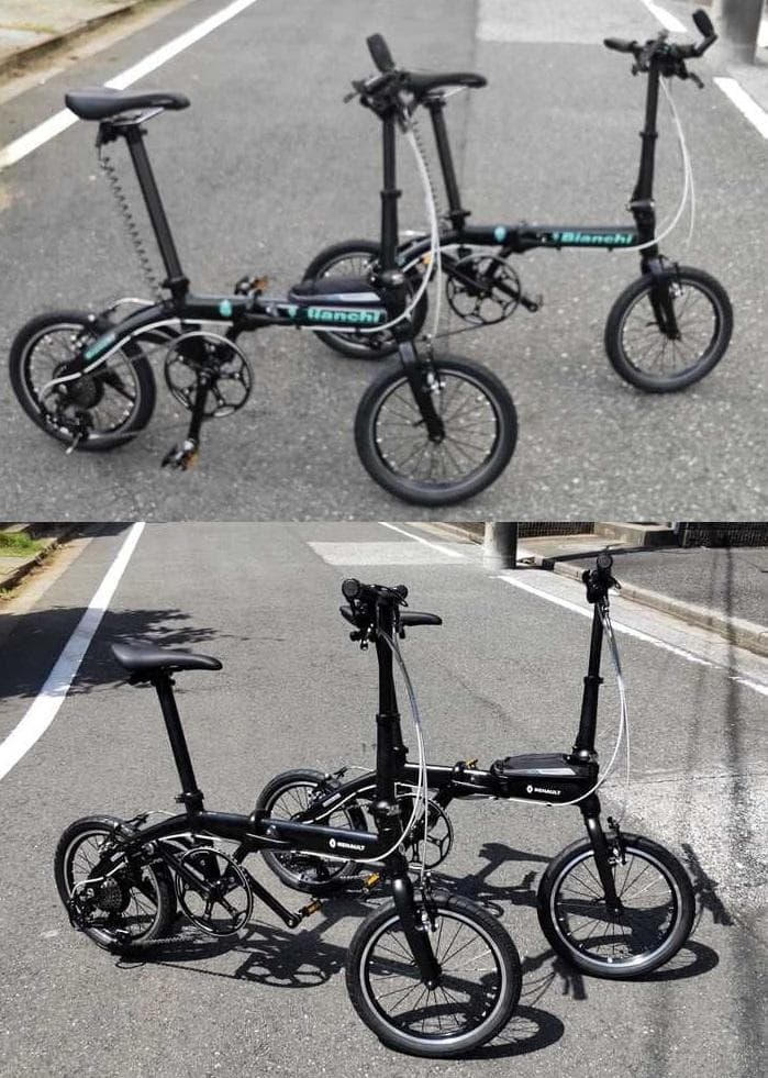 ルノー プラチナライト８ 折畳自転車