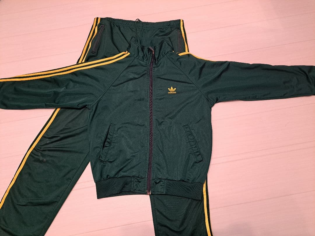 adidas ジャージ上下セット グリーン