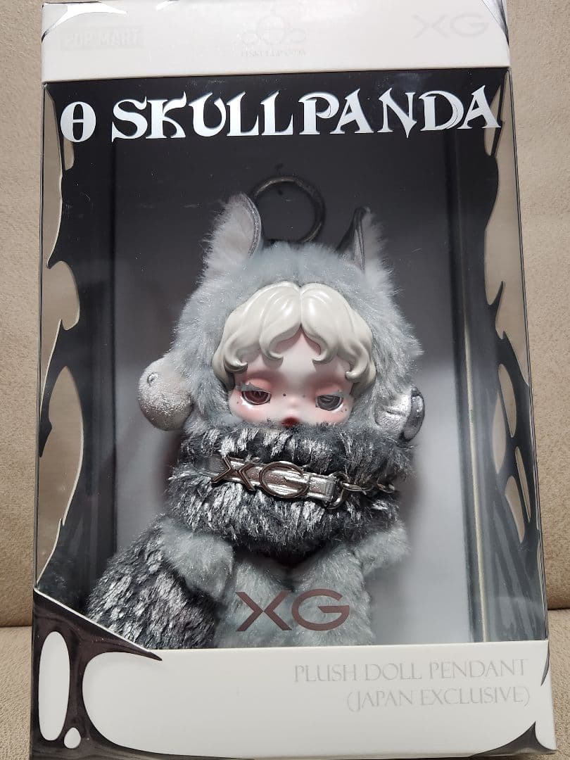 【即日発送可】スカルパンダSKULLPANDA × XG ぬいぐるみペンダント