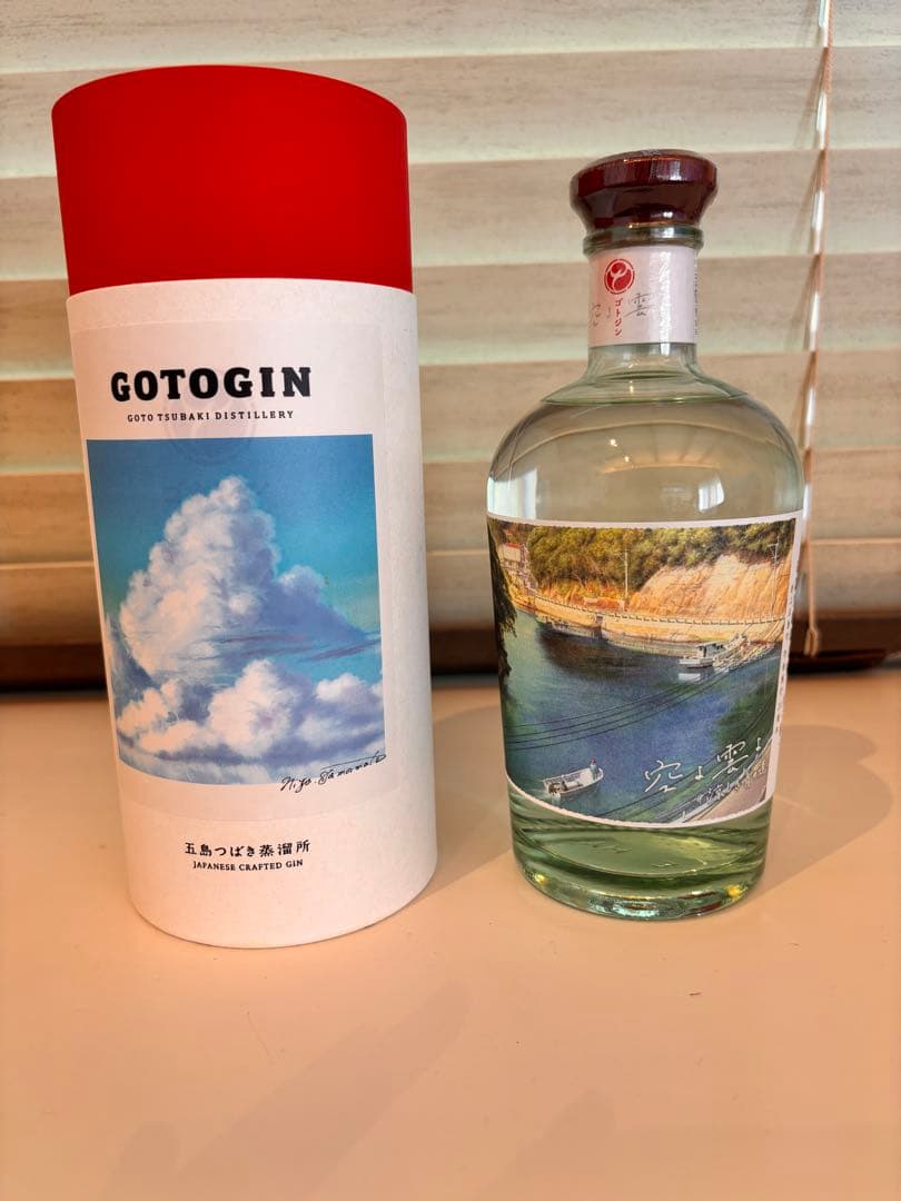 GOTOGIN 500ml 47% 五島列島　新品　スピリッツ　ジン　空よ雲よ