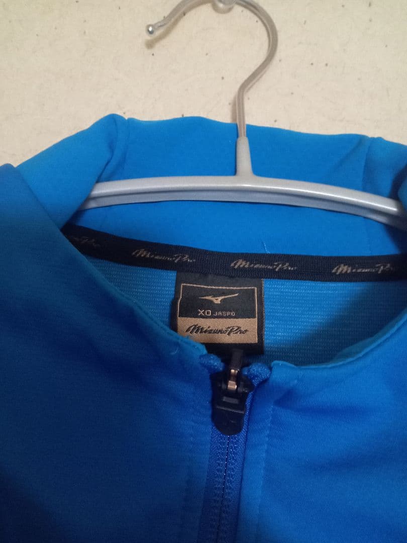 ミズノプロテックシールドフーディ ブレスサーモセットアップXOピースブルー