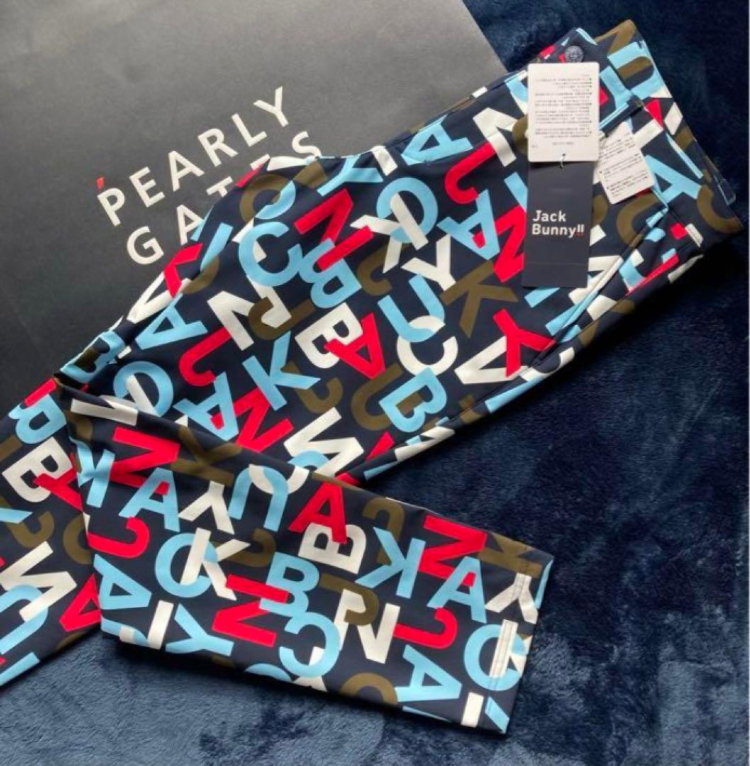 新品 ジャックバニー 撥水3レイヤーコーティングパンツ(4)サイズM/紺