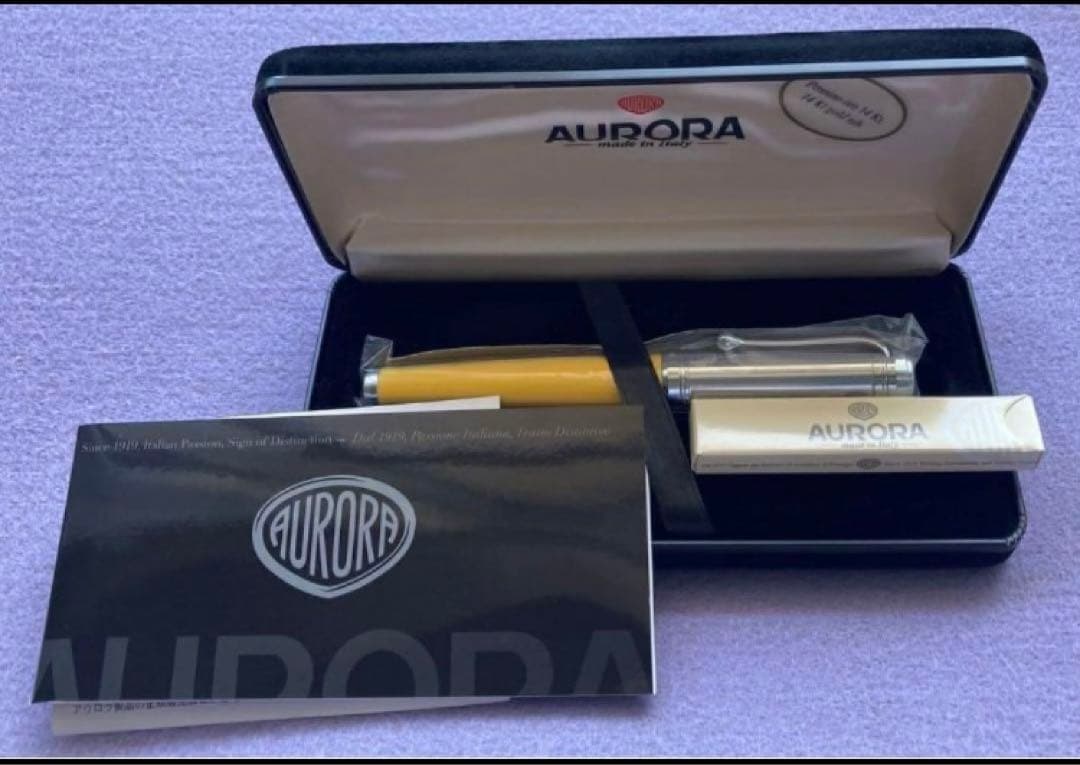 AURORA アウロラ 万年筆 Pennino oro 14Kt. ペン先14k