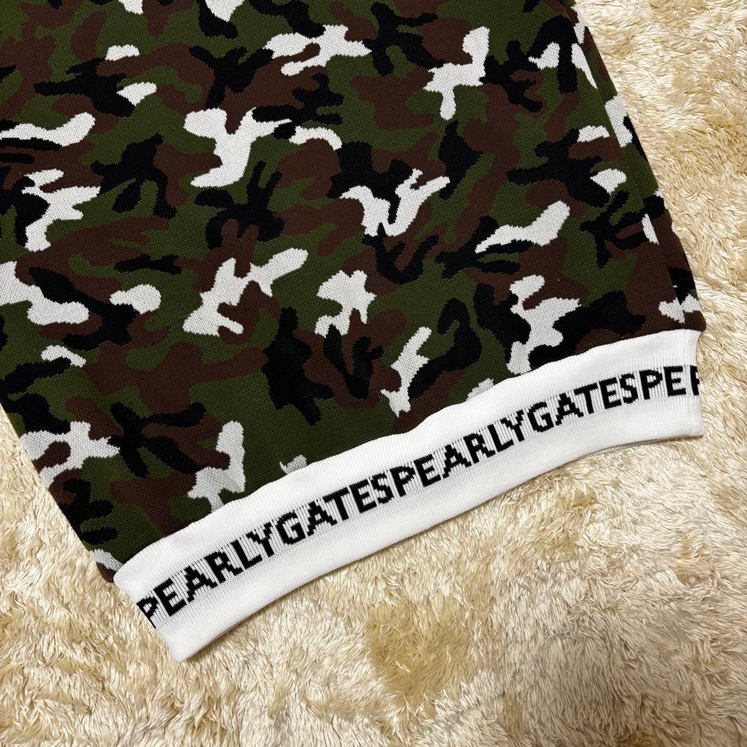 【リバーシブル】PEARLY GATES Vネックリバーシブルベスト 6 迷彩柄