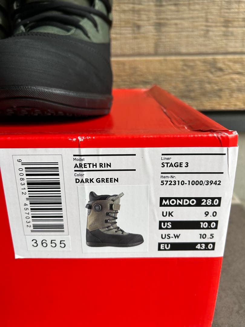 23-24 DEELUXE AREth RIN S3アースリン 28.0cm