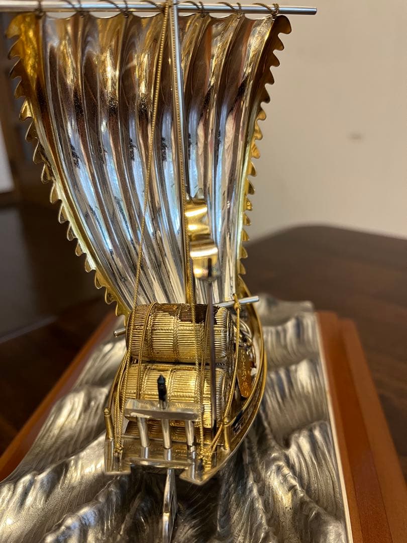 銀製　STARLING SILVER960 関工芸 宝船 SEKI