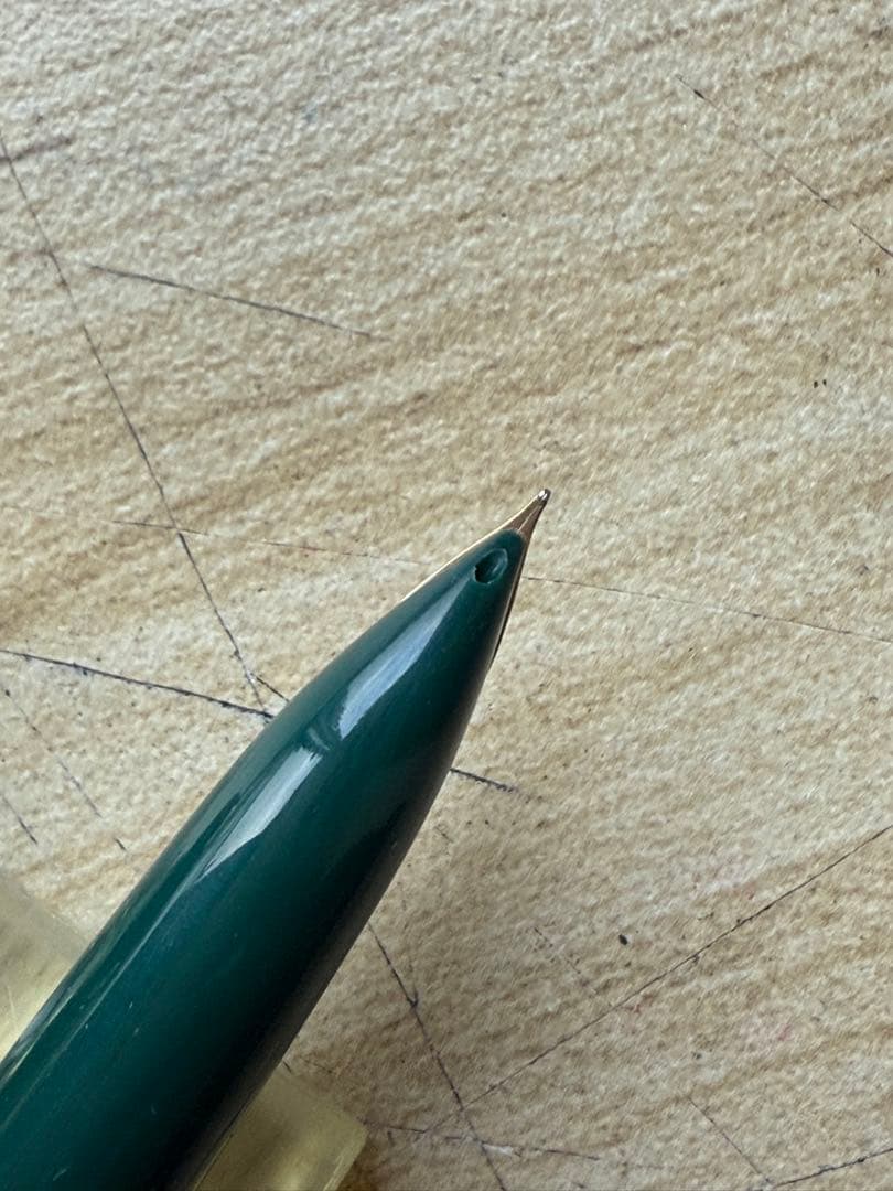 パイロット万年筆　18K 革巻き　PILOT 昭和レトロ　激レア！