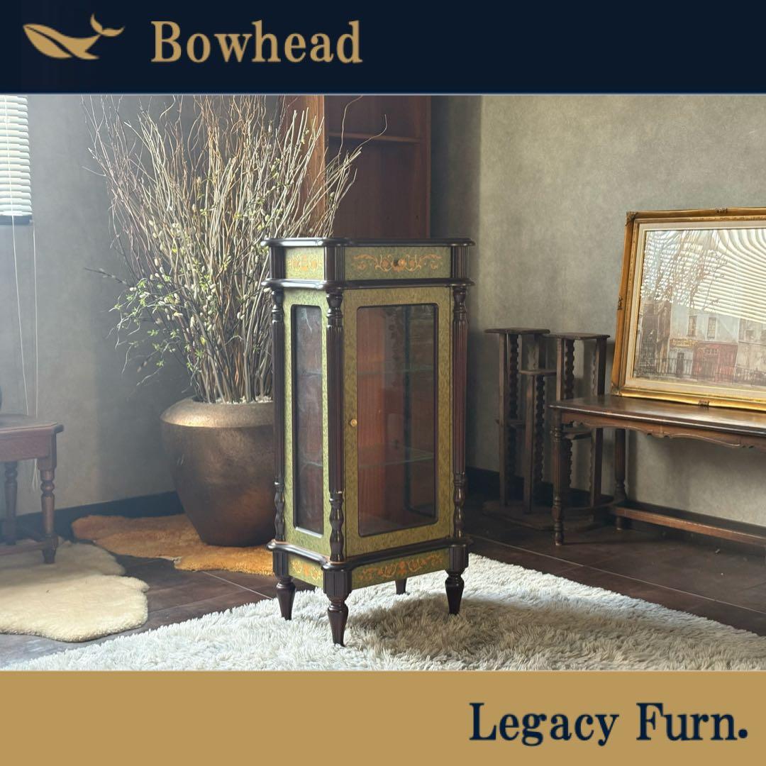 象嵌 キャビネット ガラスケース ショーケース アンティーク ビンテージ YZ