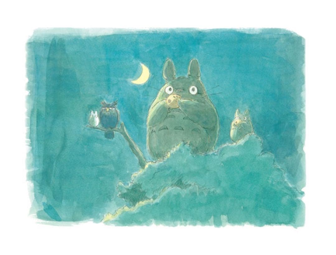 スタジオジブリ　グリーティングカード 水彩画シリーズ　全12種