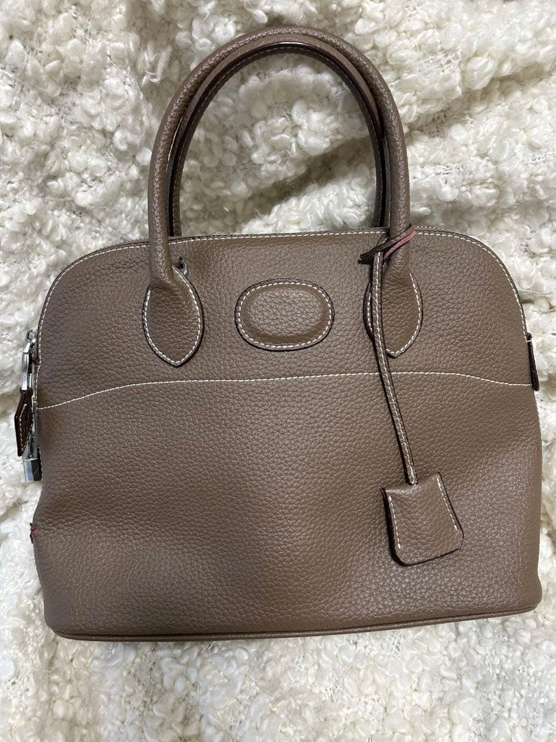 ワケアリ　本革　ノーブランド　エトープ　レディース　ハンドバック