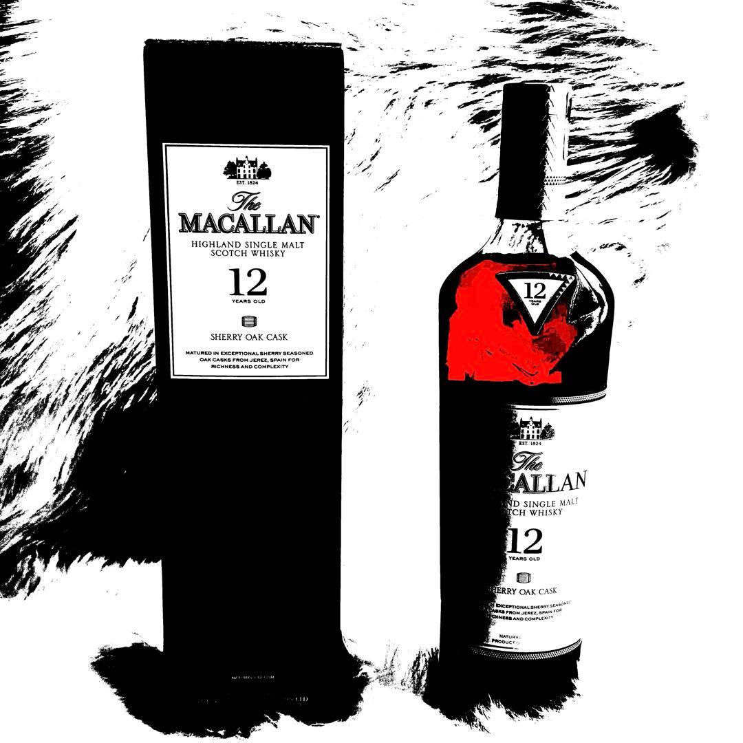 The MACALLAN マッカラン12年 品薄 シェリーオーク箱付き 未開栓