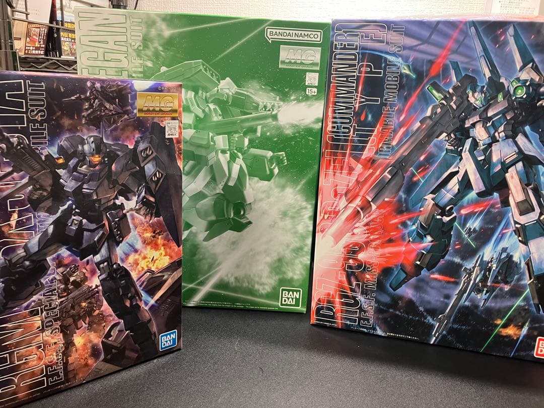 k*a様 MG ジェスタ、リゼル隊長機、スタークジェガン UC連邦系３点セット