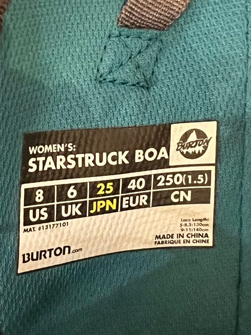 BURTONブーツ & Ride Compact 147 スノーボードセット
