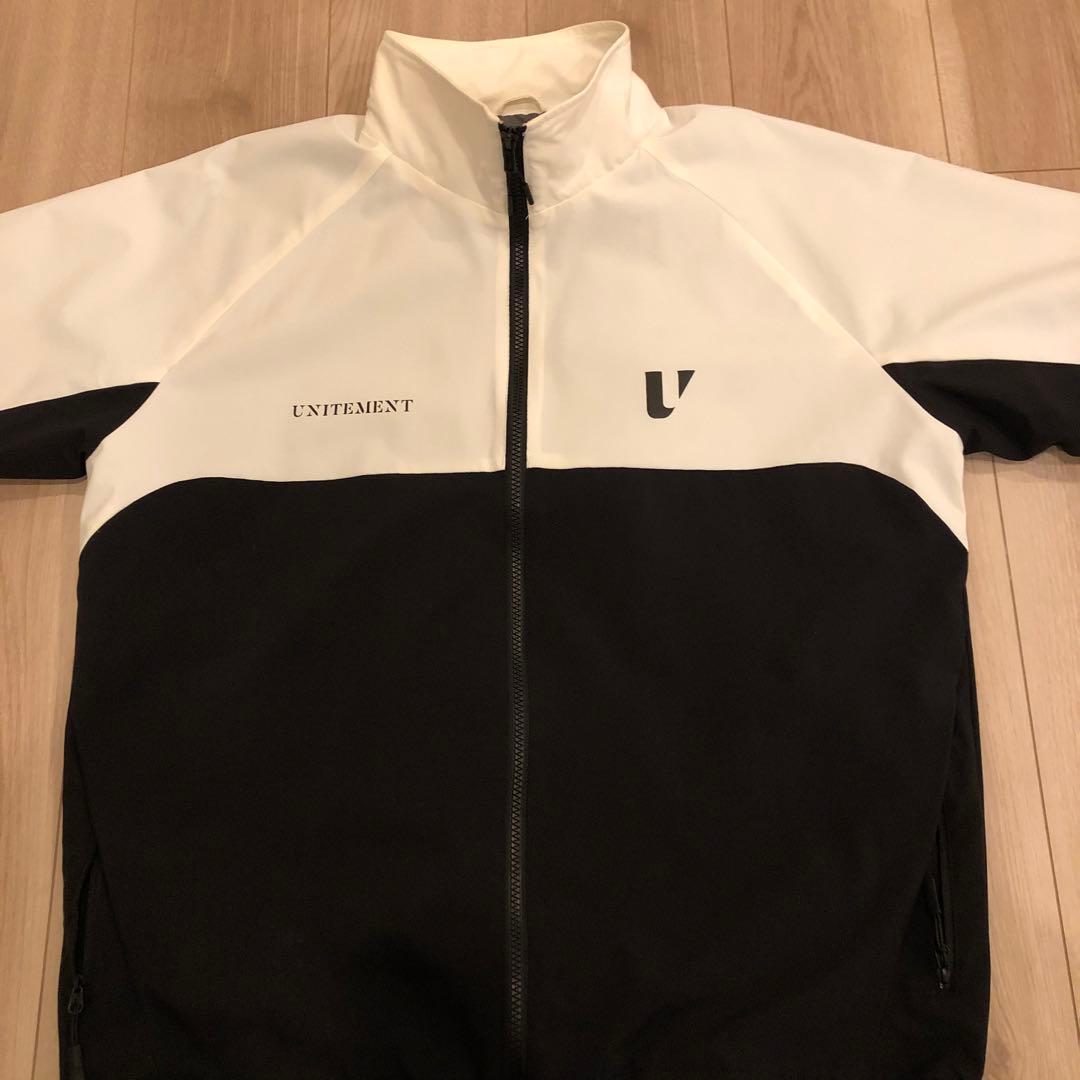 unitement Lサイズ ジャケット ホワイト/ブラック