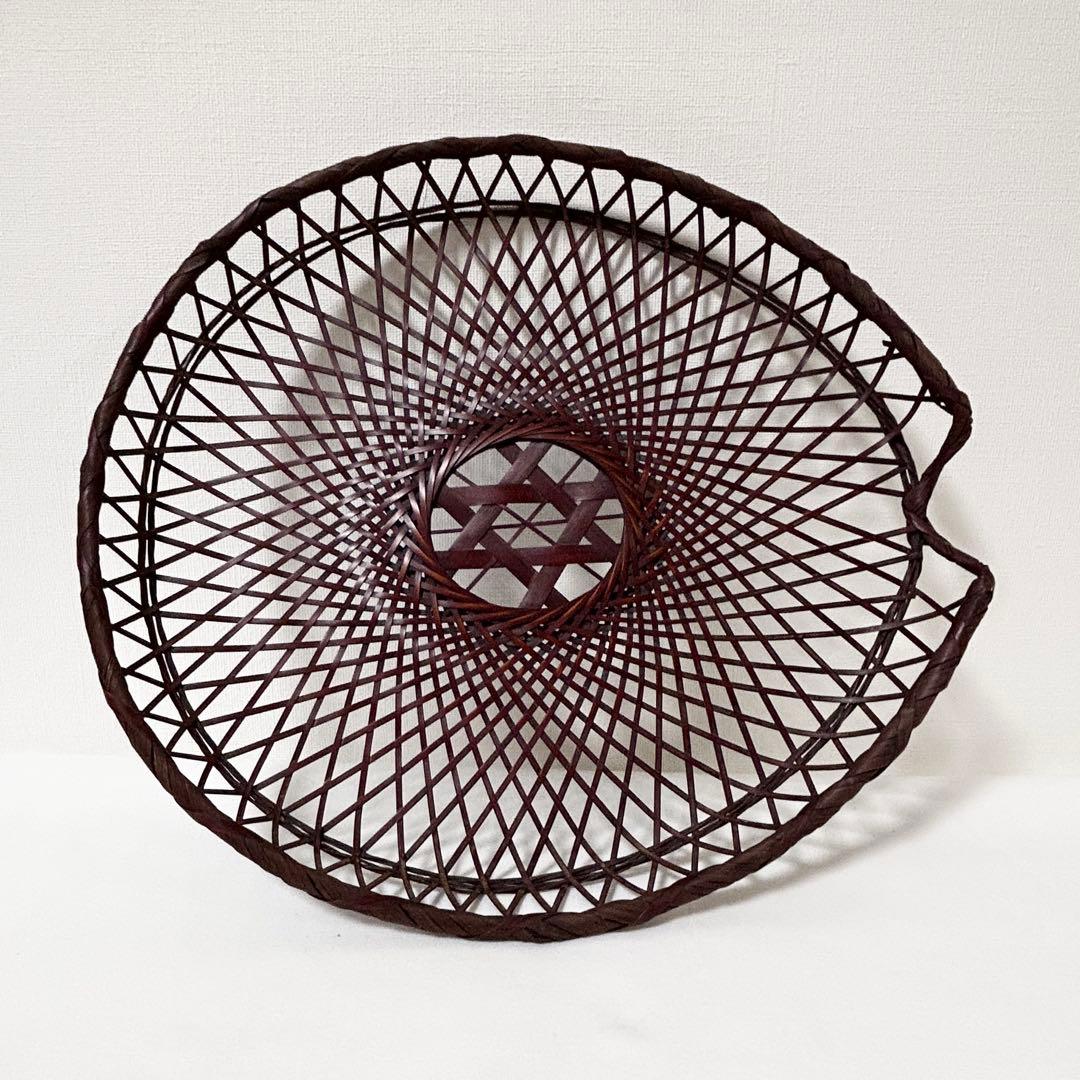 団扇 竹編み うちわ