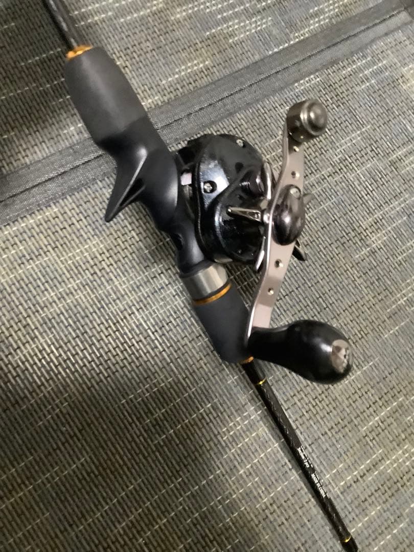 ダイワ　シマノ　CRUZY ベイトリール ロッド付き 約2.1m 竿とリール