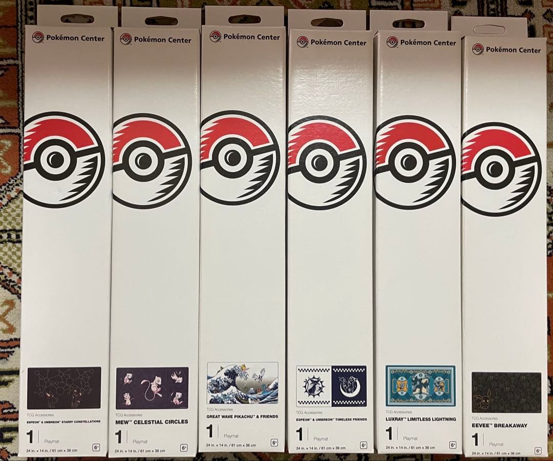ポケモンカードゲーム　海外プレイマット　6種セット