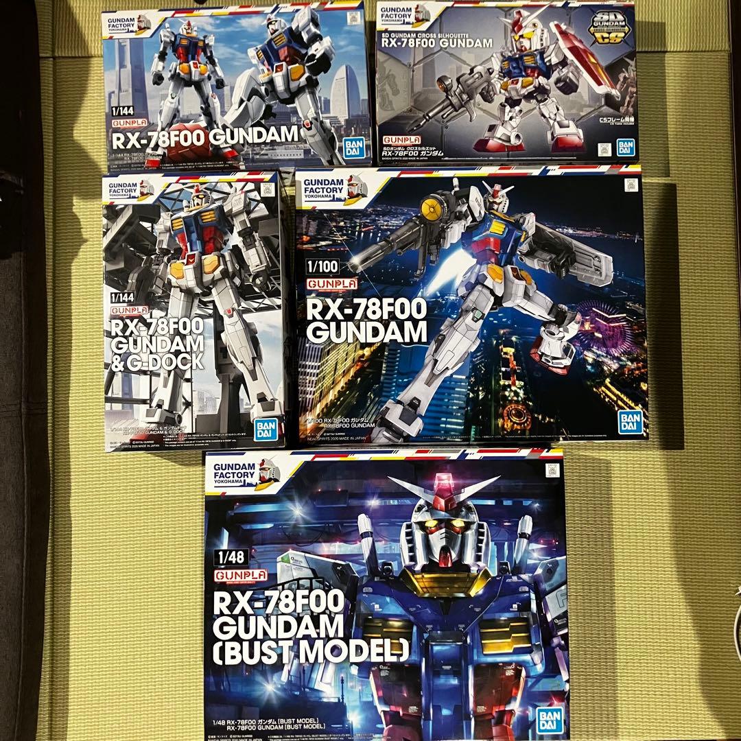 【未開封】GUNDAM FACTORY YOKOHAMA限定ガンプラ　6箱セット