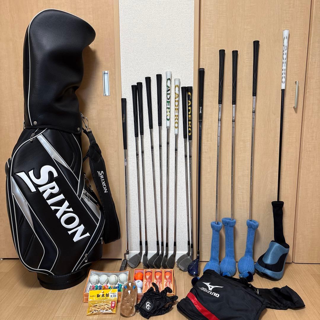 SRIXON ゴルフバッグ　クラブセット　14本　mizno まとめ売り　メンズ