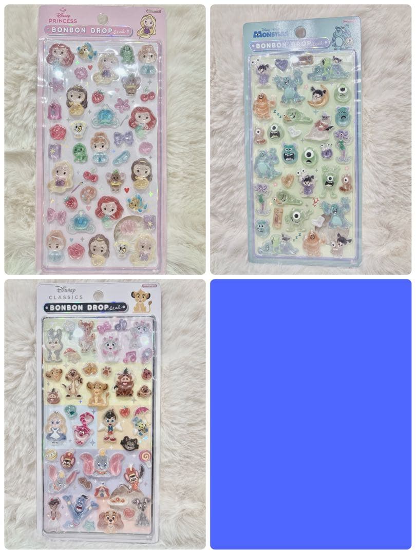 ☆希少 ボンドロ ディズニー☆プリンセス、クラシック、モンスターズインク 3点☆