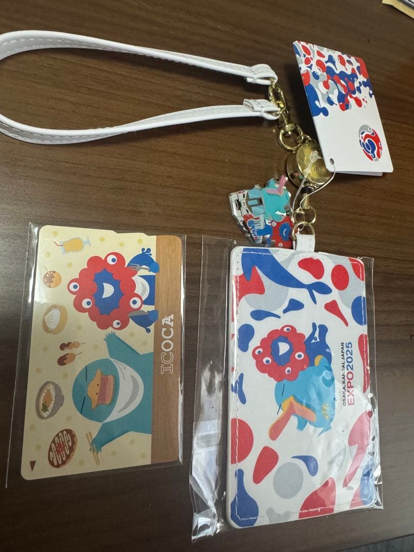 万博記念ICOCA＋合皮パスケース　セット　EXPO2025