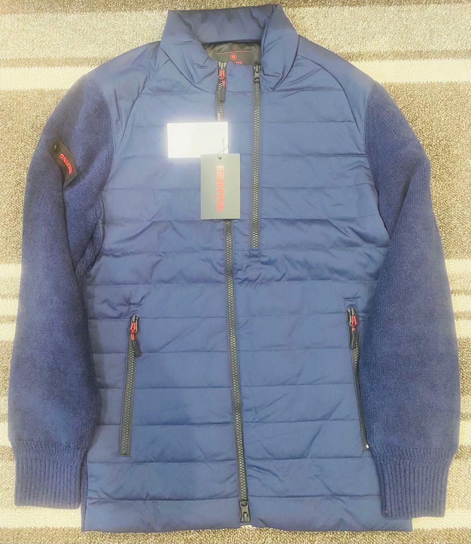 MS WINDBLOCK KNIT BLOUSON ネイビー Lサイズ