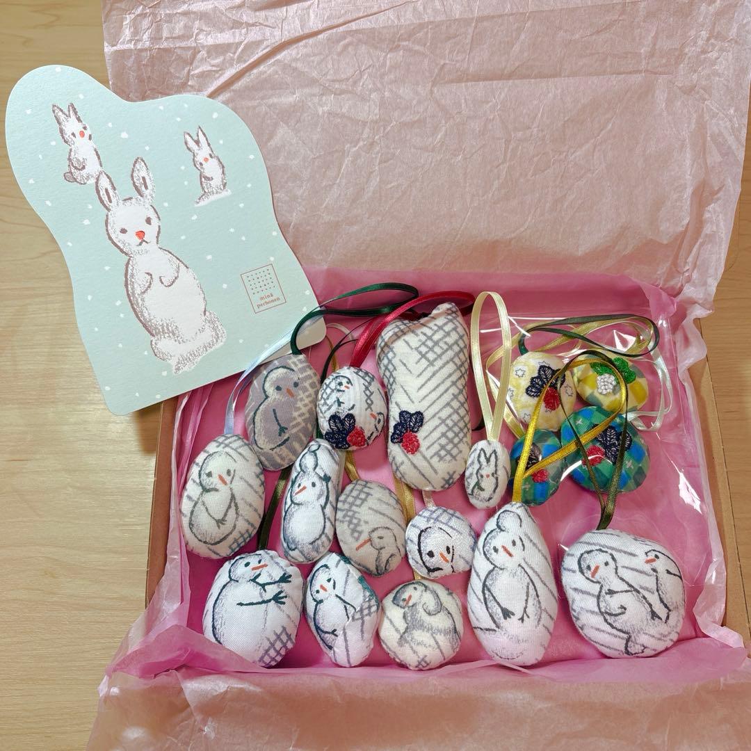 ミナペルホネン/ルミユッコとライトベリーのオーナメント+ Xmasカードのセット