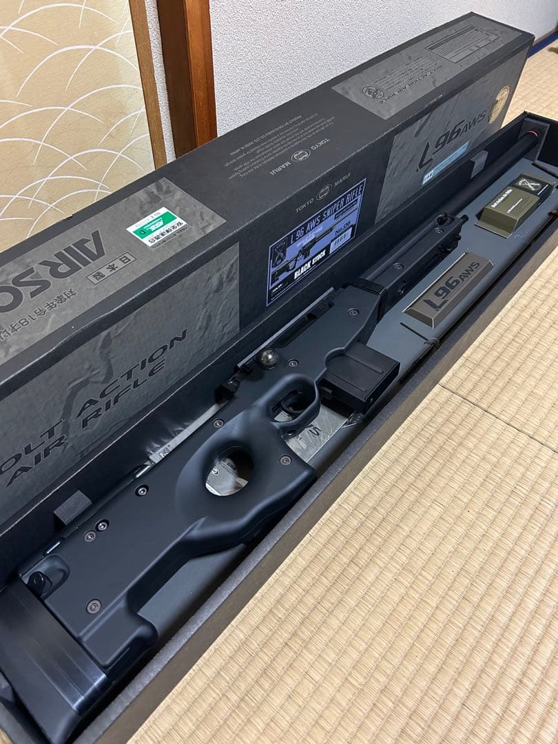 L96 AWS ボルトアクションエアライフル ブラック