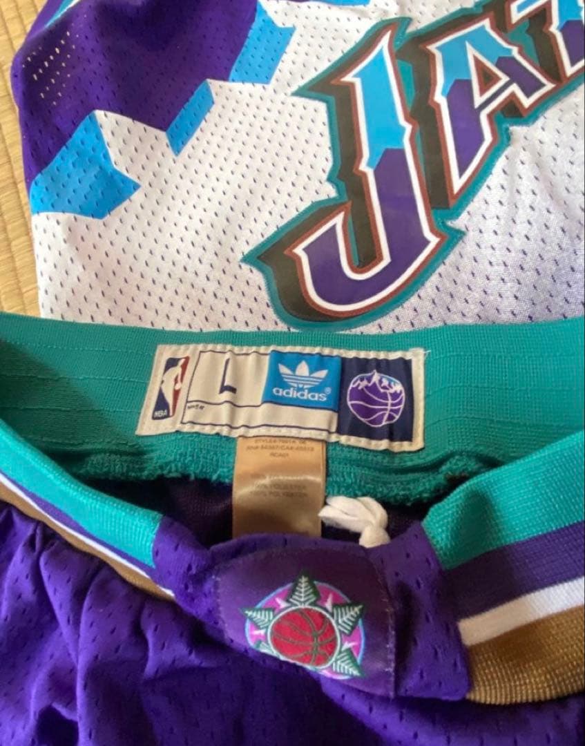 ユタ・ジャズ カール・マローン ユニフォーム パンツ