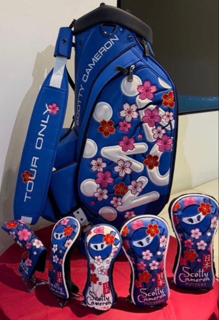 Scotty Cameron フェスティバル限定キャディバッグ 桜　ブルー
