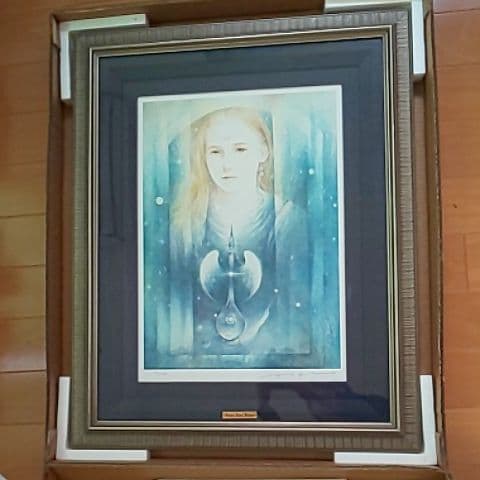 きたのじゅんこ スピカ 星からの伝言 シルクスクリーン　サイン入り