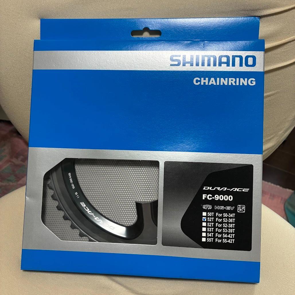 SHIMANO DURA-ACE FC-9000 52/36T チェーンリング