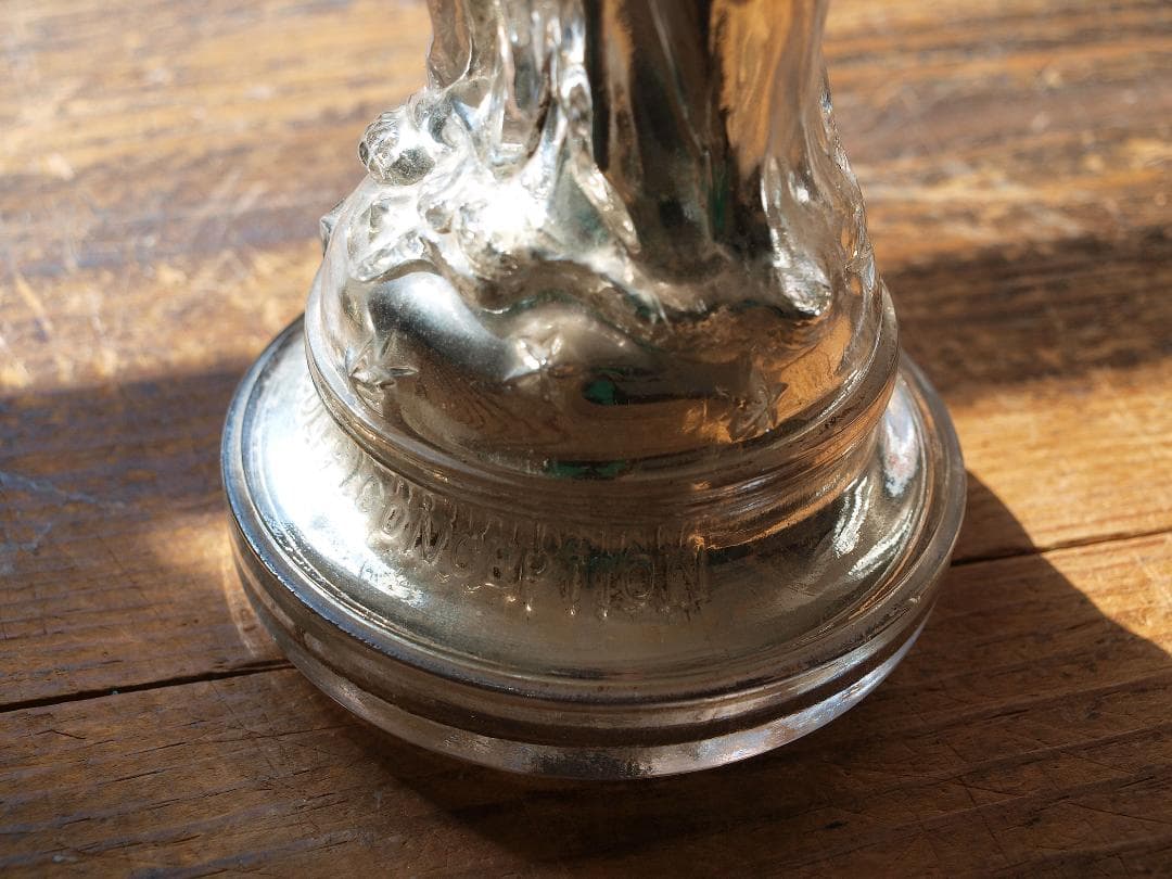 フランス 聖母マリア像 マーキュリーガラス 無原罪の御宿り 水銀ガラス/J426