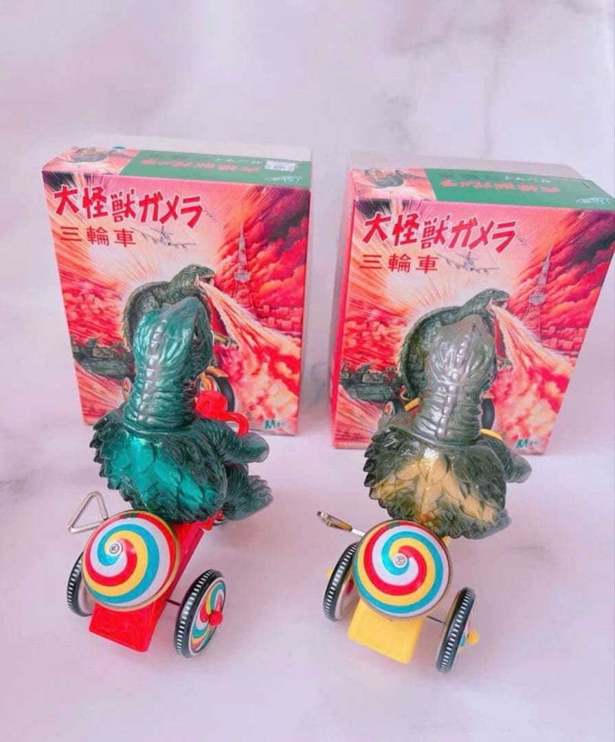 M1号 ガメラ 三輪車 イエローグレーカラー 新品 さんりんしゃ ワンフェス