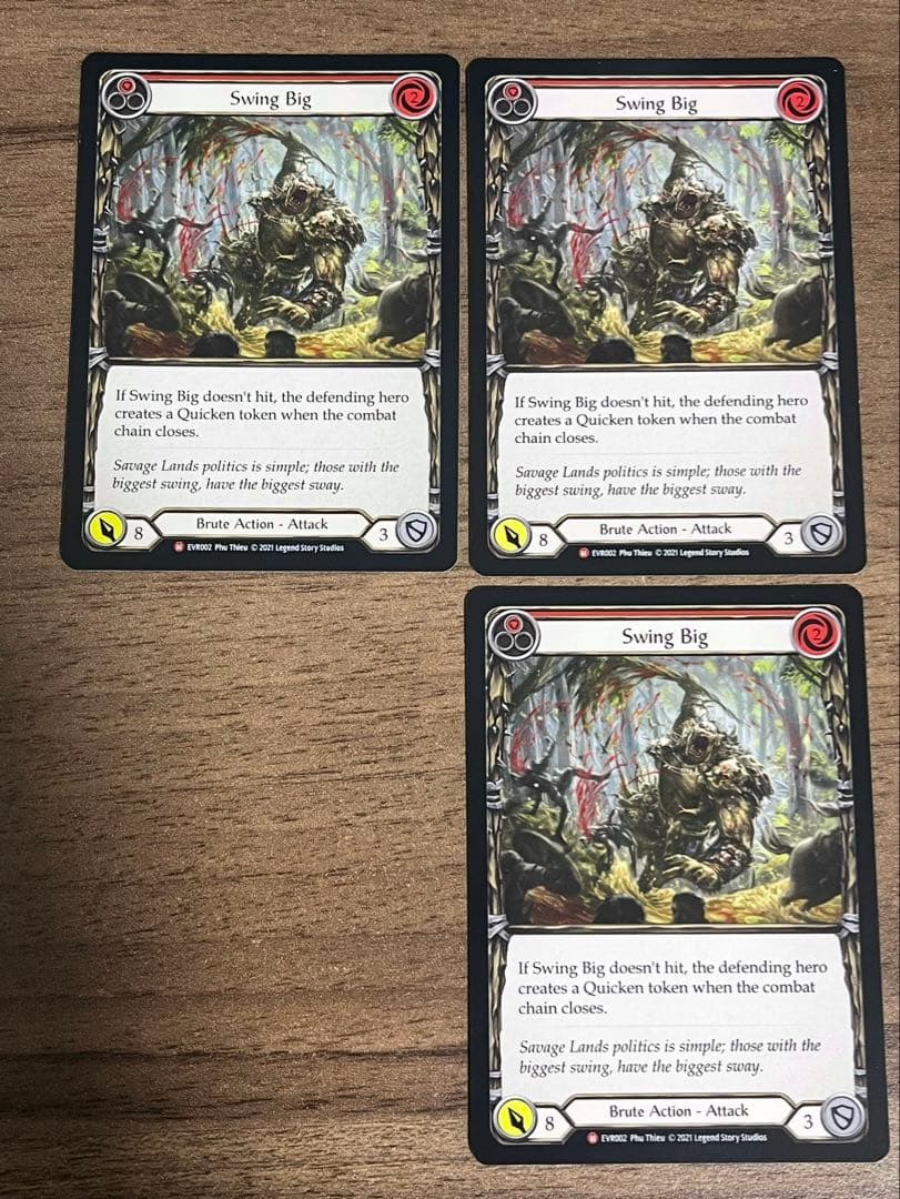 【Swing Big】NF 3枚 FaB