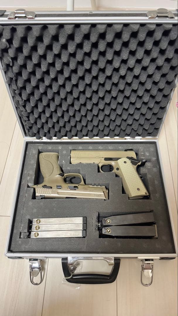 東京マルイM&P 9 V CUSTOM デザートウォーリア 4.3 ガンケース付