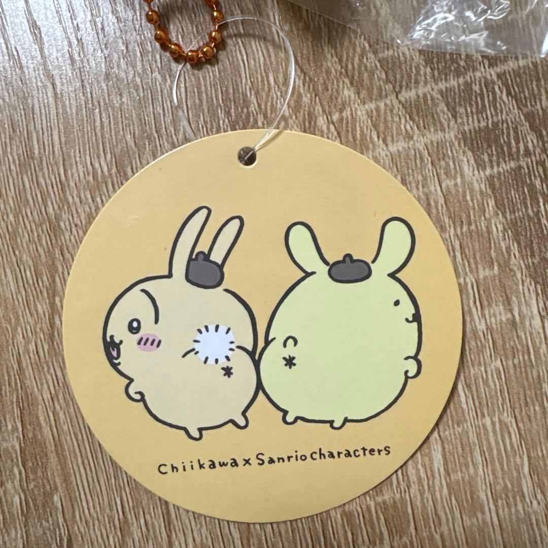 【新品未使用】タグ付き　ちいかわ　サンリオコラボ　うさぎ×ポムポムプリン