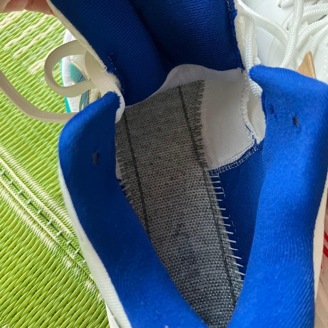 ASICS バスケットボールシューズ ホワイト/ブルー