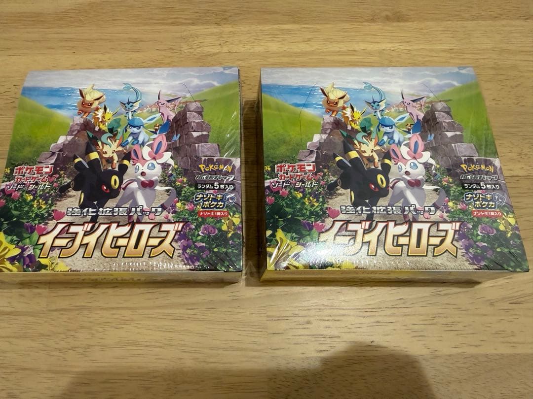 ポケモンカードゲーム イーブイヒーローズ 未開封BOX シュリンク付き