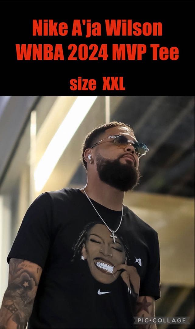 国内未発売　Nike A'ja Wilson WNBA 2024 MVP Tee