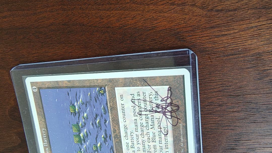 MTG　Blue Mana Battery AP　アーティストプルーフ　アート