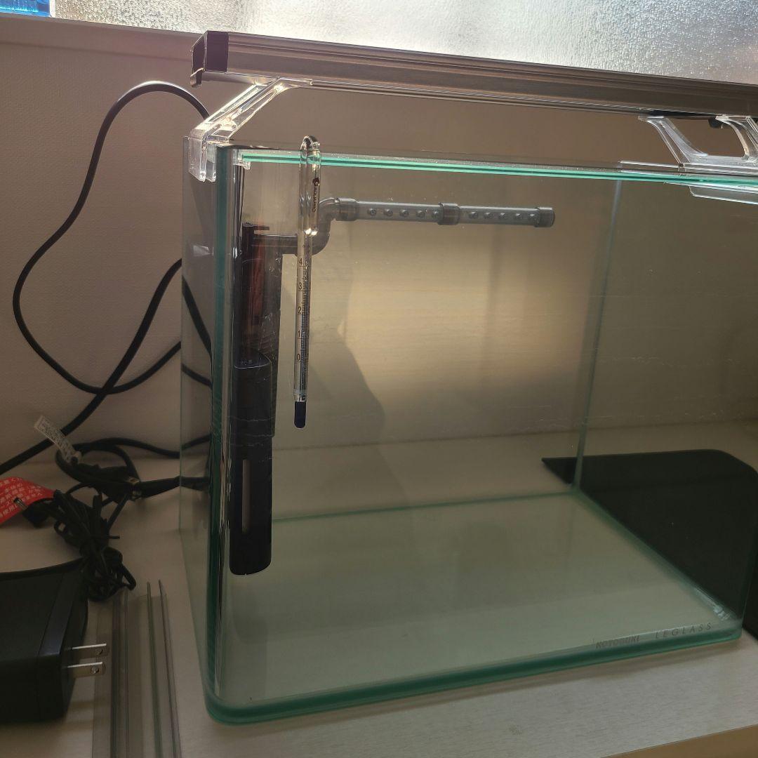 アクアリウムセット ガラス水槽 フィルター LEDライト ヒーター 他